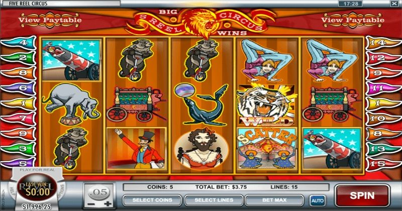 Play in 5 Reel Circus Slot Online from Rival Gaming for free now | www.challenge-myu.net