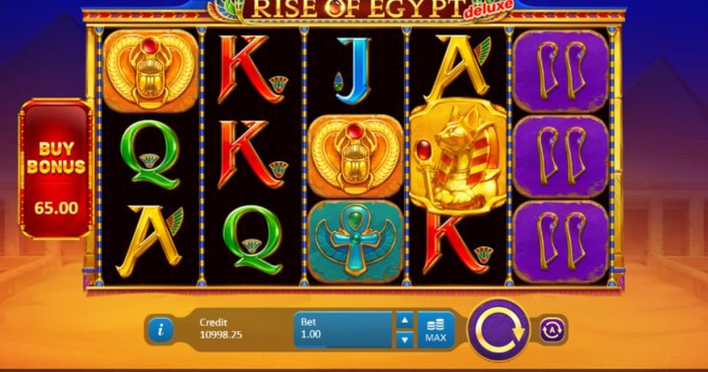 Play in Rise of Egypt: Deluxe slot online from Playson for free now | www.challenge-myu.net